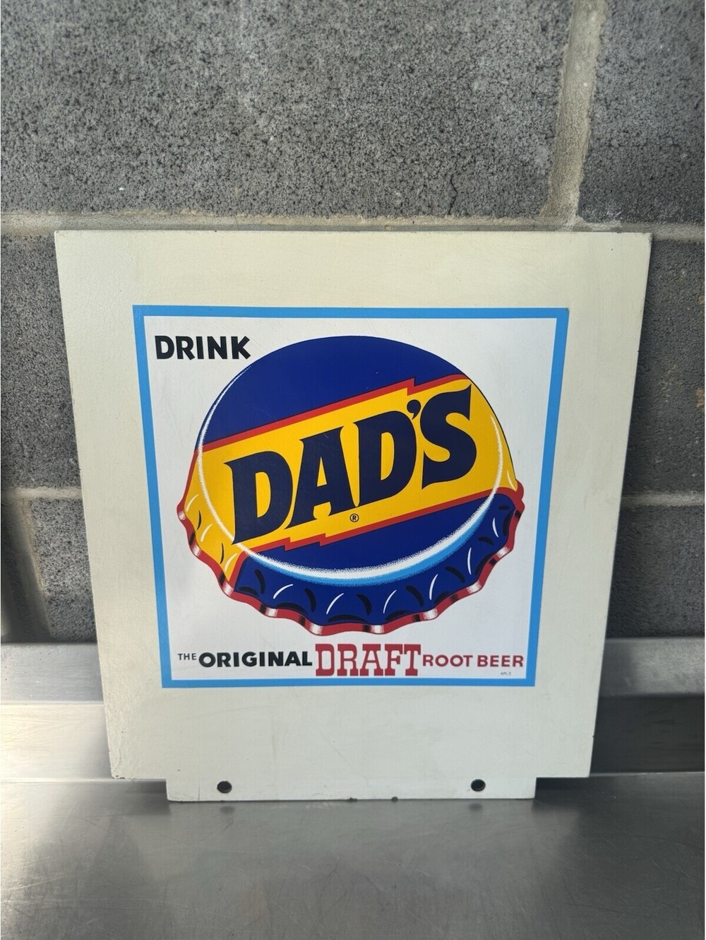 Vintage Authentic Dad’s Root Beer Wood Advertising Sign